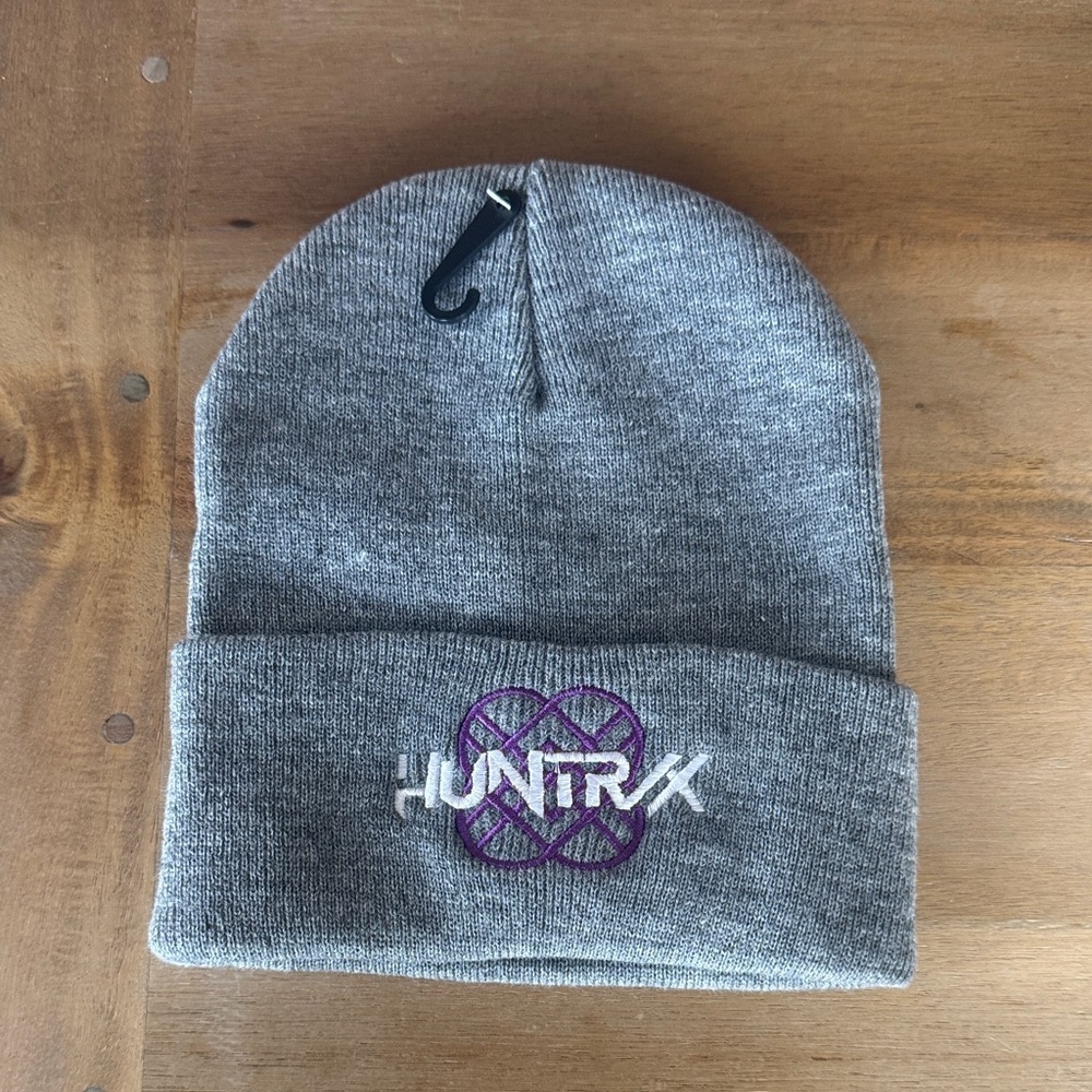 Huntr X K Pop Demon Hunters Gray Knit Beanie